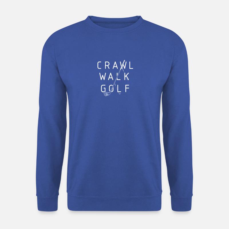 Crawling, running, golf - Unisex Sweatshirt - royal blue