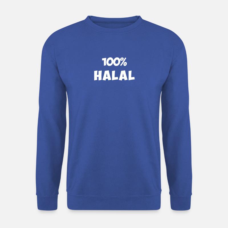 100 % Halal, Geburtstag, Geschenk - Unisex Pullover - Royalblau