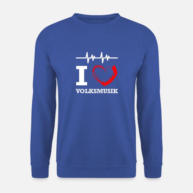 Volksmusik - Unisex Pullover - Royalblau