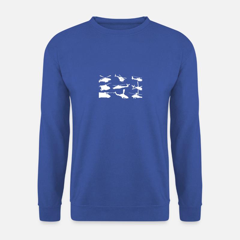 (Hubschrauber) - Unisex Pullover - Royalblau