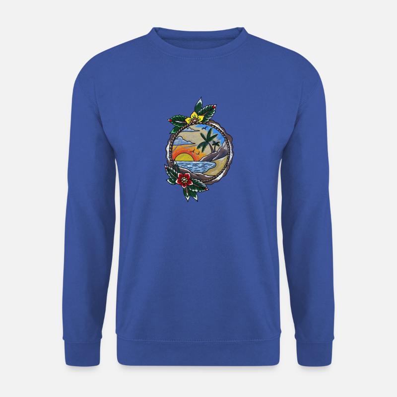 Colles old school Beach Strand Geschenk - Unisex Pullover - Royalblau