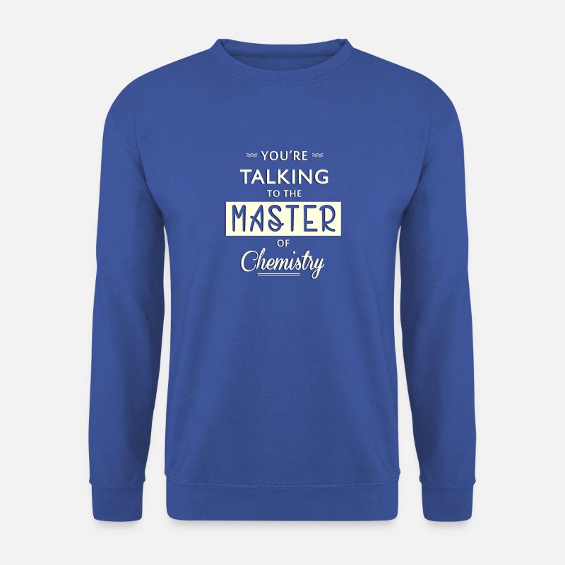 Master of Chemistry Science Geschenk Idee Chemie - Unisex Pullover - Royalblau