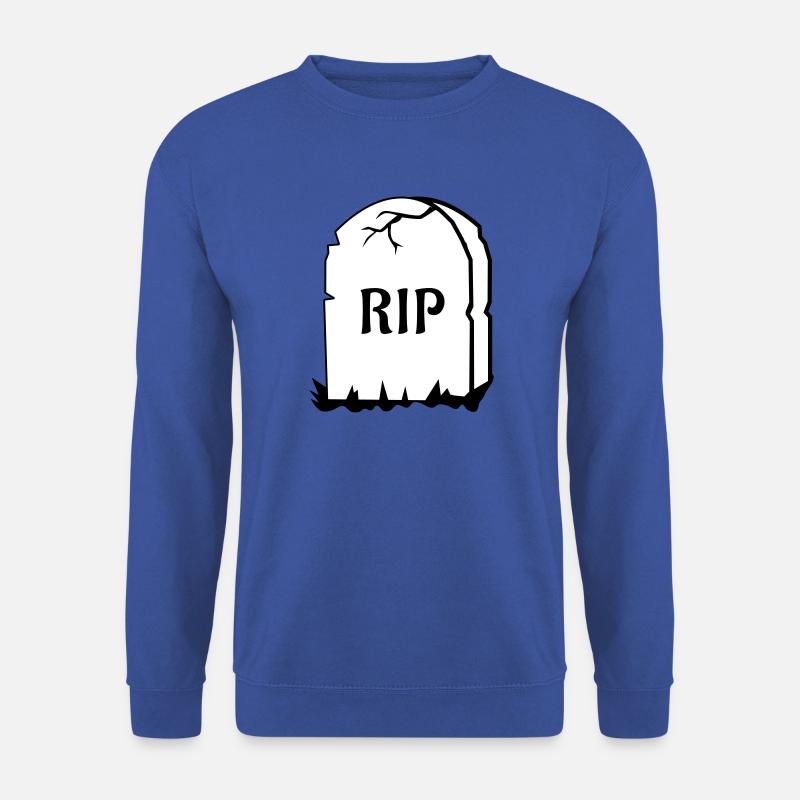 Rest in Peace Grabstein - Unisex Pullover - Royalblau