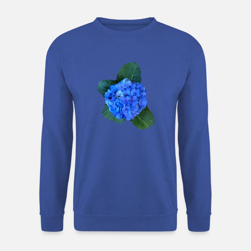 Hortensie blau von den Azoren - Unisex Pullover - Royalblau