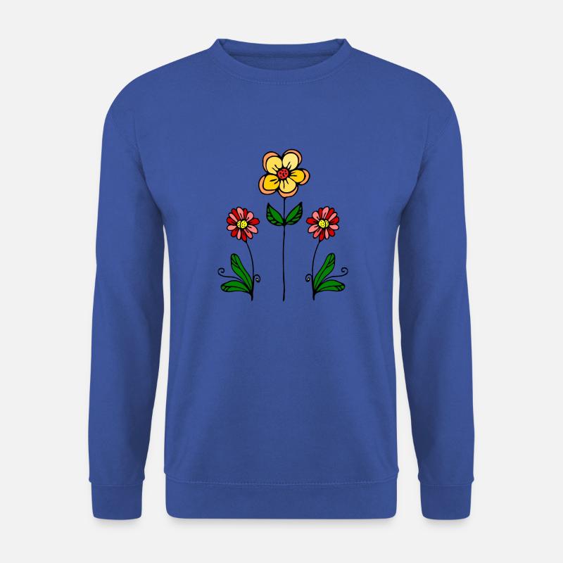 Blumen für dich - Unisex Pullover - Royalblau