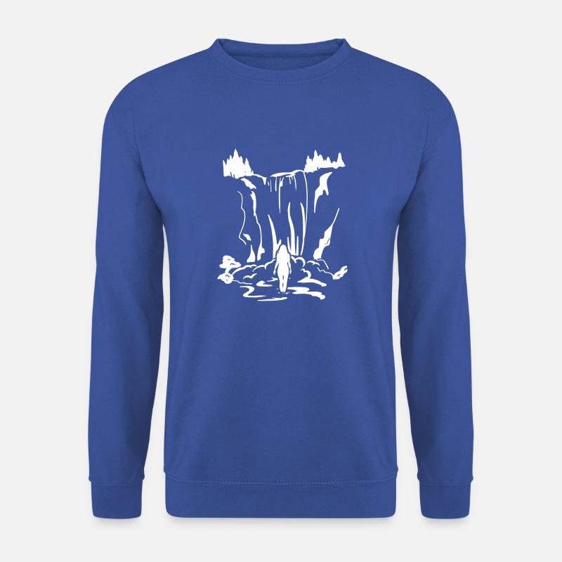 Waterfall - Unisex Sweatshirt - royal blue