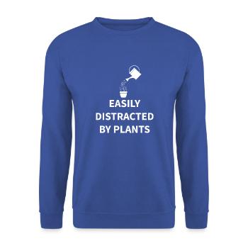 Florist Flower Plant Nature Gardener - Unisex Sweatshirt - royal blue - Front - Alina (178cm) & Michal (187cm)