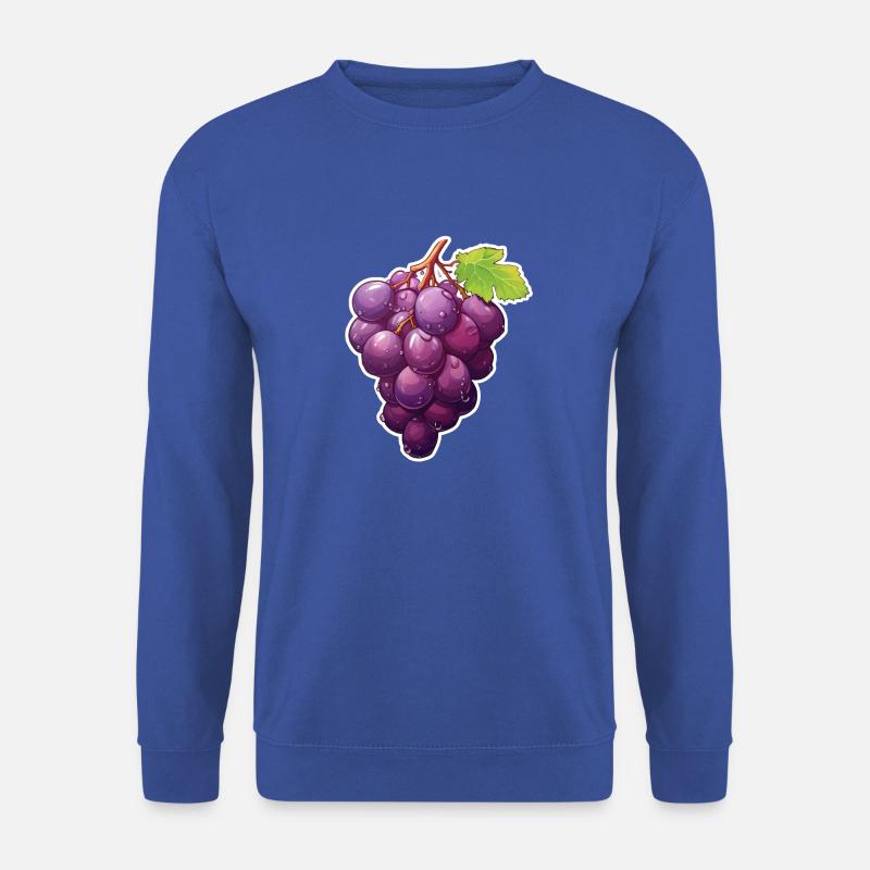 Trauben blau Rebe - Unisex Pullover - Royalblau