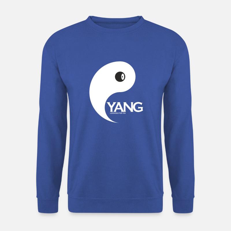 YANG sucht nach YIN, wo ist mein Partner - Unisex Pullover - Royalblau