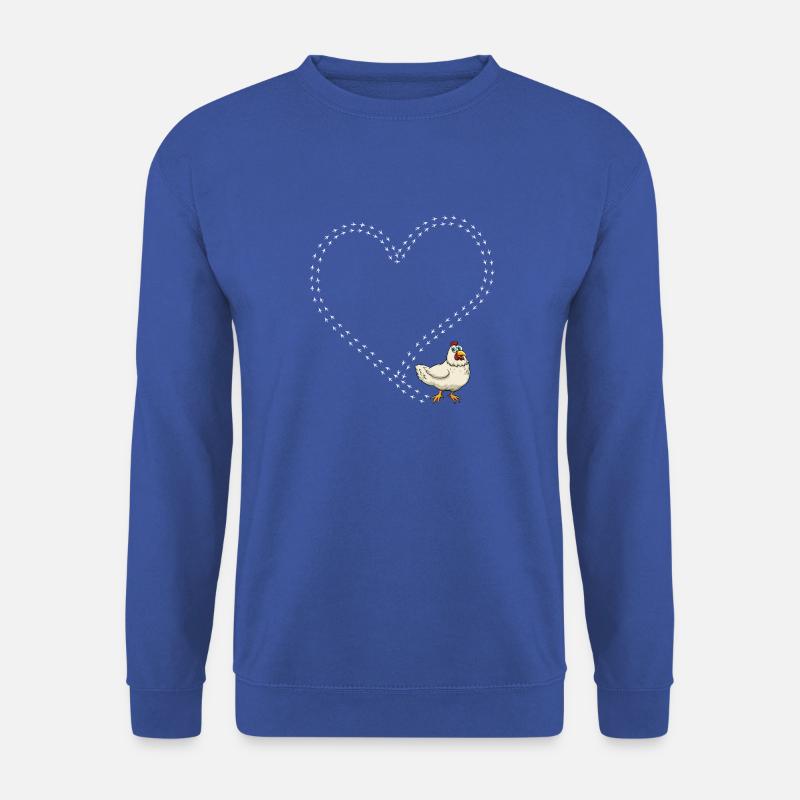 poulet de poulet - Sweat-shirt Unisexe - bleu royal