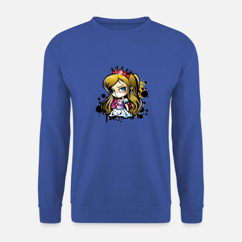 Prinzessin Graffiti Bunt - Unisex Pullover - Royalblau