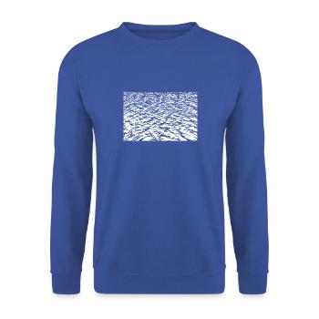 Wasser ist Leben - Unisex Pullover - Royalblau - Vorne - Alina (178cm) & Michal (187cm)