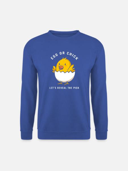 Werdende Mutter Ostern Gender Reveal - Unisex Pullover - Royalblau