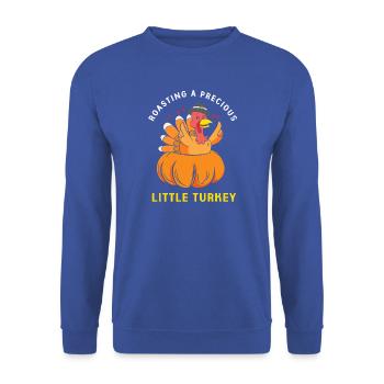 Thanksgiving Mama Mutter Oma Großmutter - Unisex Pullover - Royalblau - Vorne - Alina (178cm) & Michal (187cm)