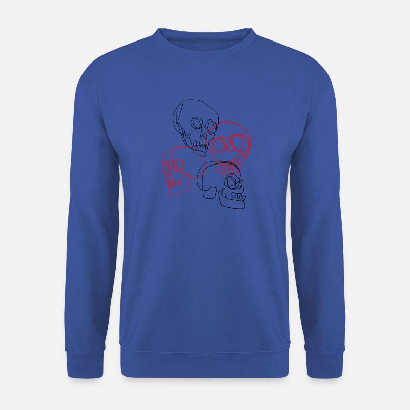 Schädel - Unisex Pullover - Royalblau