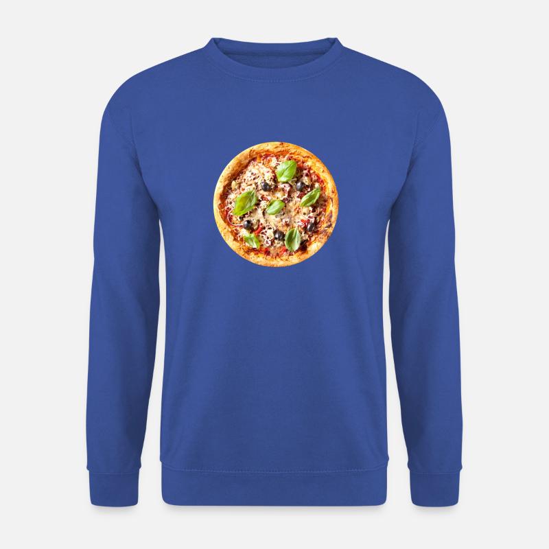 Pizza Basilikum - Unisex Pullover - Royalblau