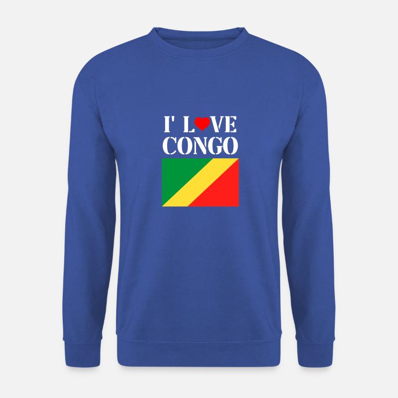 Ich liebe den Kongo - Unisex Pullover - Royalblau