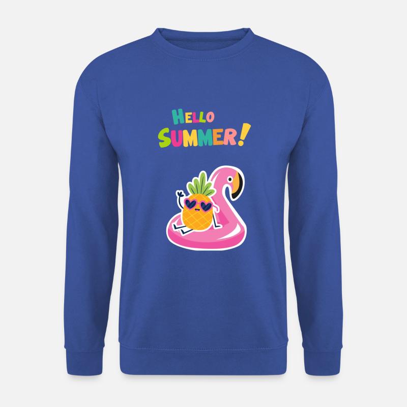 Hello Summer! - Unisex Pullover - Royalblau