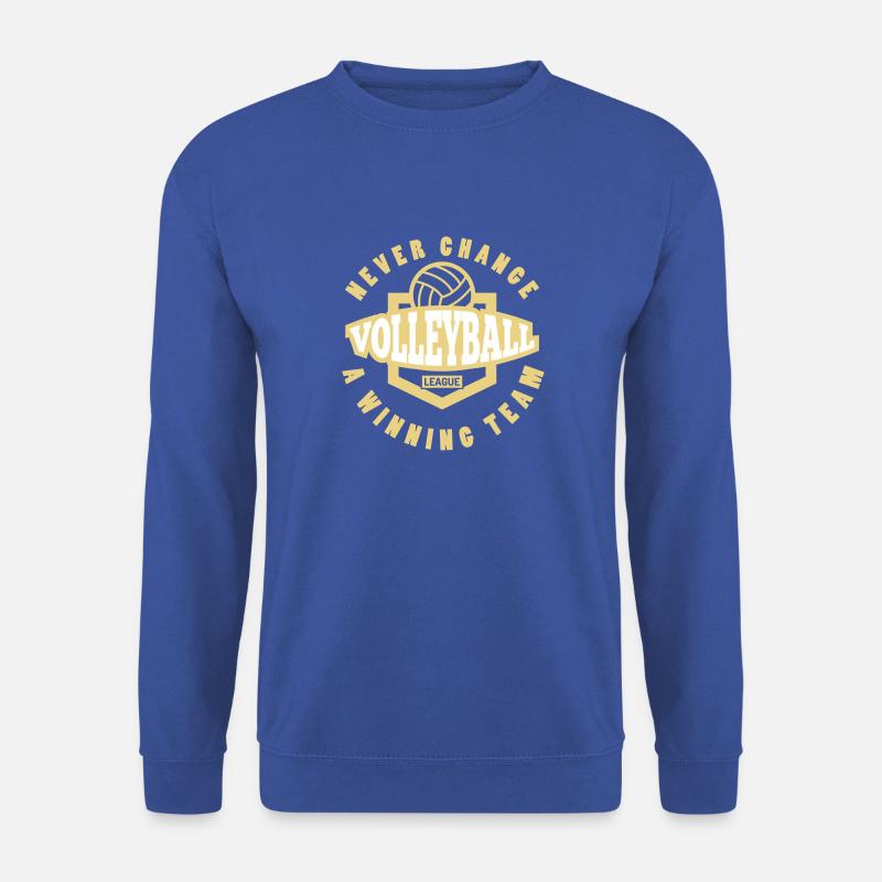 Volleyball-Team nie ein erfolgreiches Team ändern - Unisex Pullover - Royalblau