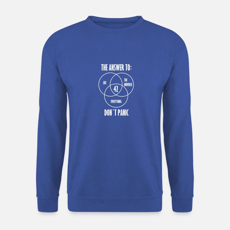 42 - Die ultimative Antwort! Coole, lustige Idee - Unisex Pullover - Royalblau