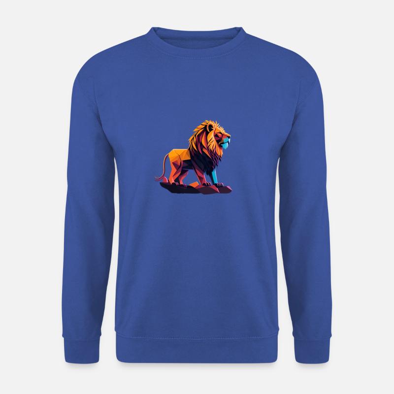 Königlicher Löwe - Unisex Pullover - Royalblau