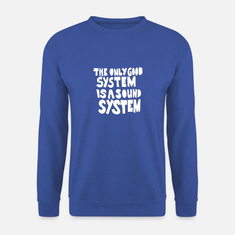 Soundsystem - Unisex Pullover - Royalblau