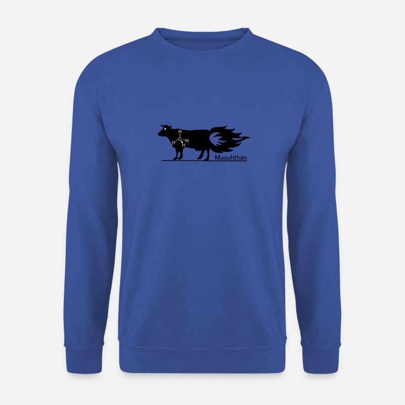 Muuuthan - Kuh - Unisex Pullover - Royalblau