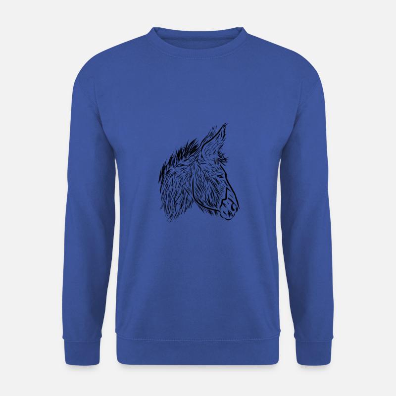 Esel - Unisex Pullover - Royalblau