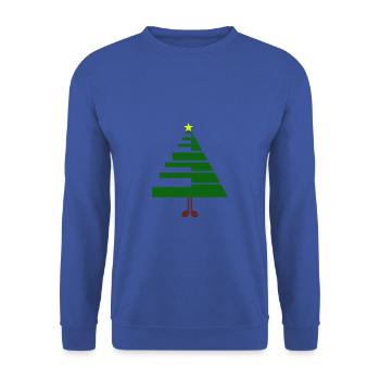 Piano Christmas Tree Christmas - Sweat-shirt Unisexe - bleu royal - Devant - Alina (178cm) & Michal (187cm)