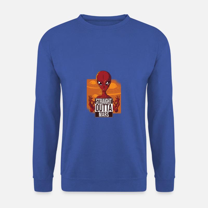 STRAIGHT OUTTA MARS - Unisex Pullover - Royalblau
