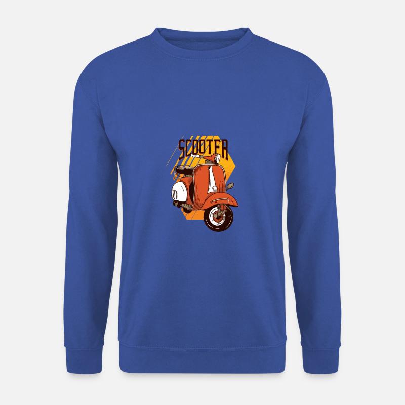 Roller 2-Rad - Unisex Pullover - Royalblau