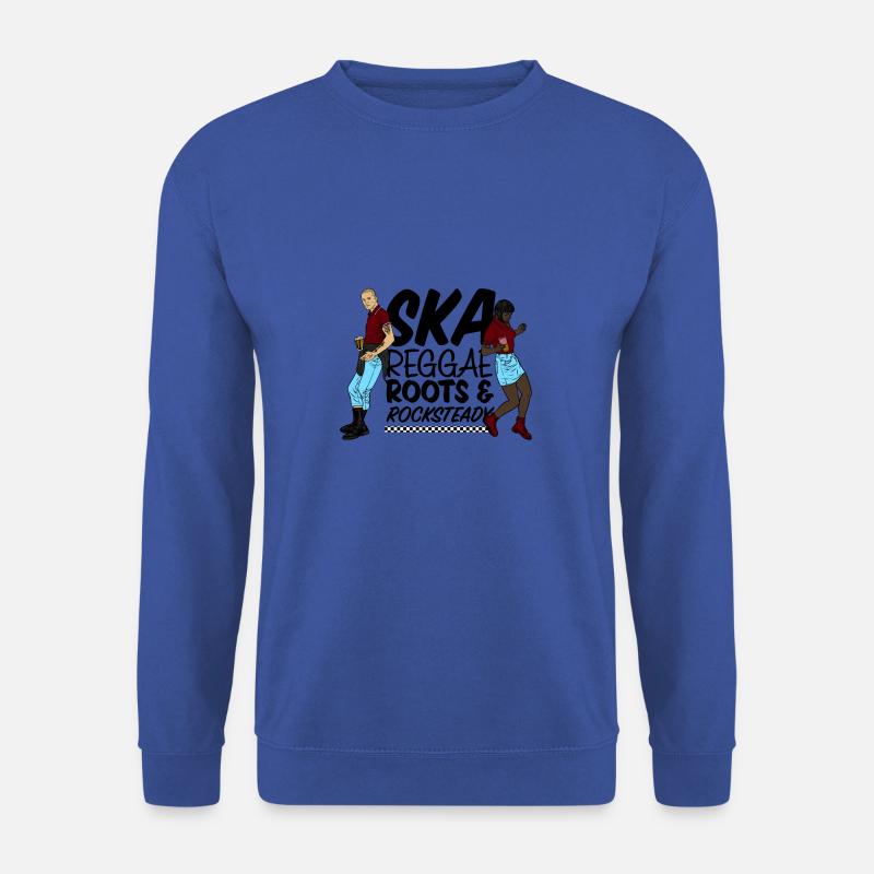 Trojaner Skinhead-Reggae-Druck - Ska, Roots & - Unisex Pullover - Royalblau