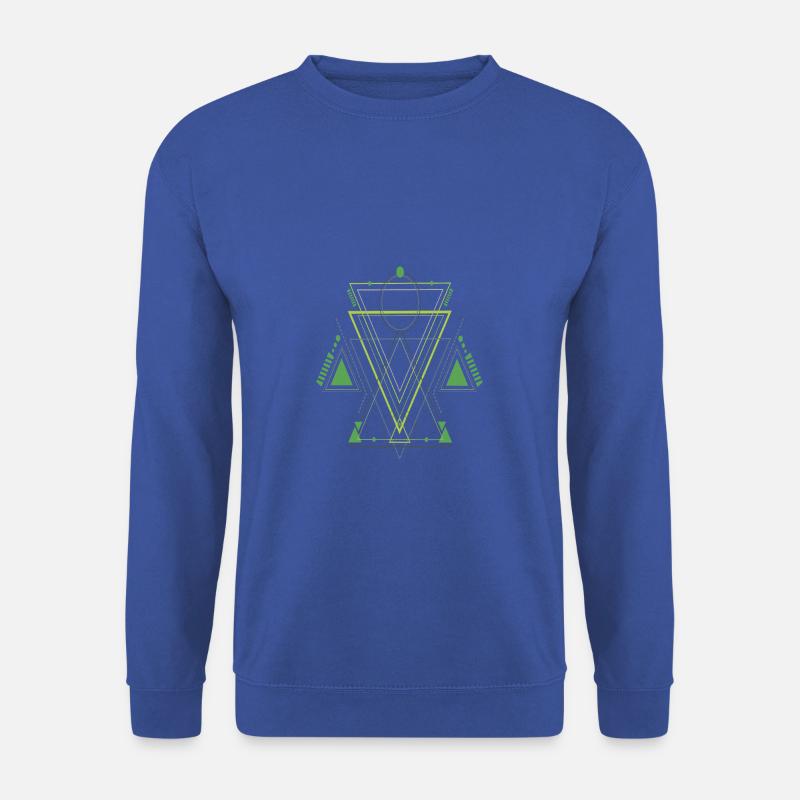 Geometrie - Unisex Pullover - Royalblau
