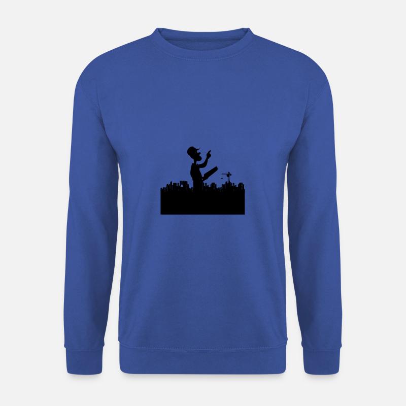 Bauaufsicht Bauleiter Vorarbeiter Ingenieur Bau - Unisex Pullover - Royalblau
