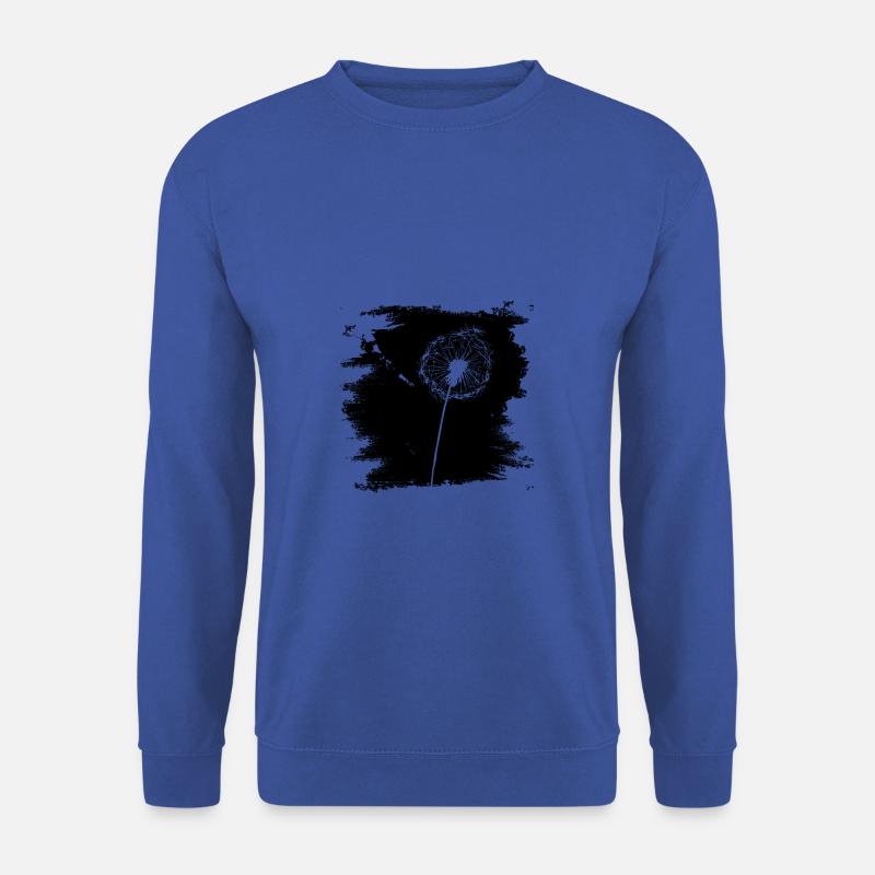 Pusteblume mit Samen für die Natur - Unisex Pullover - Royalblau