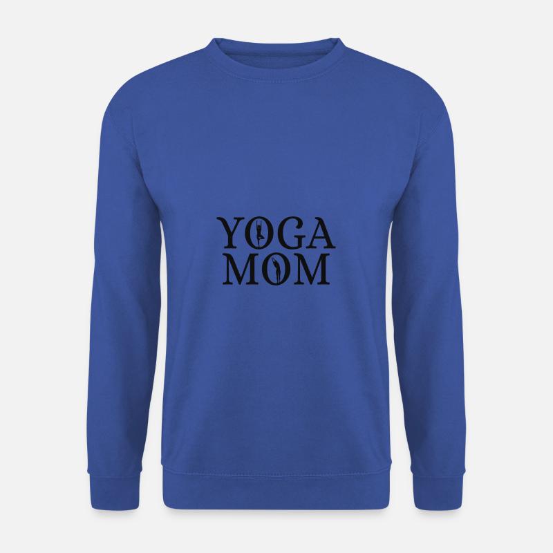 Yoga Mutter Mom - Unisex Pullover - Royalblau