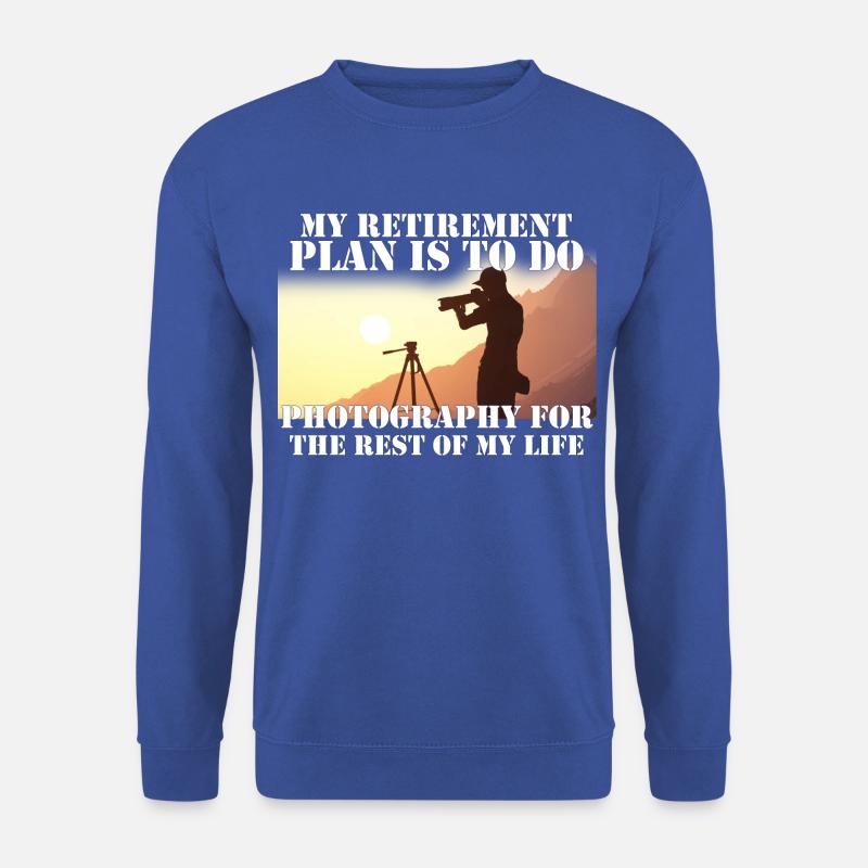 Retired Photographer - Unisex Pullover - Royalblau