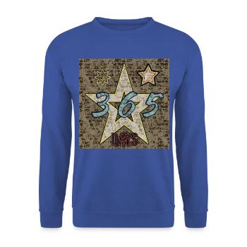 365 jours - Image - 2023 - Sweat-shirt Unisexe - bleu royal - Devant - Alina (178cm) & Michal (187cm)