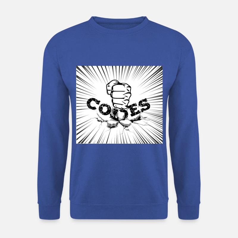 CRACK CODES - Unisex Sweatshirt - royal blue
