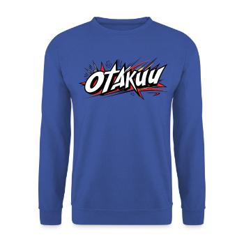 otaku anime manga cadeau - Sweat-shirt Unisexe - bleu royal - Devant - Alina (178cm) & Michal (187cm)