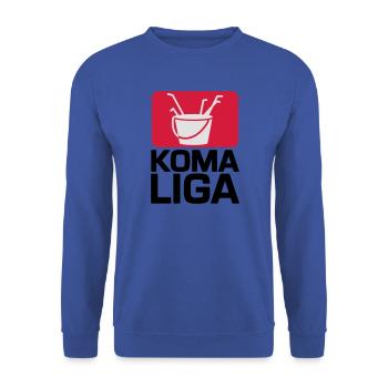 Koma Liga Mallorca - Unisex Pullover - Royalblau - Vorne - Alina (178cm) & Michal (187cm)