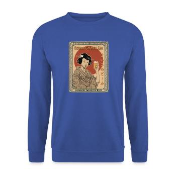 Best Beer Golden Ale - Unisex Pullover - Royalblau - Vorne - Alina (178cm) & Michal (187cm)