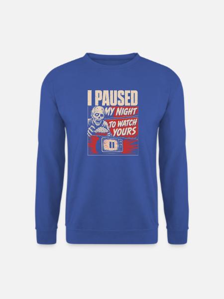 Horror Personality Trait Design - Unisex Pullover - Royalblau