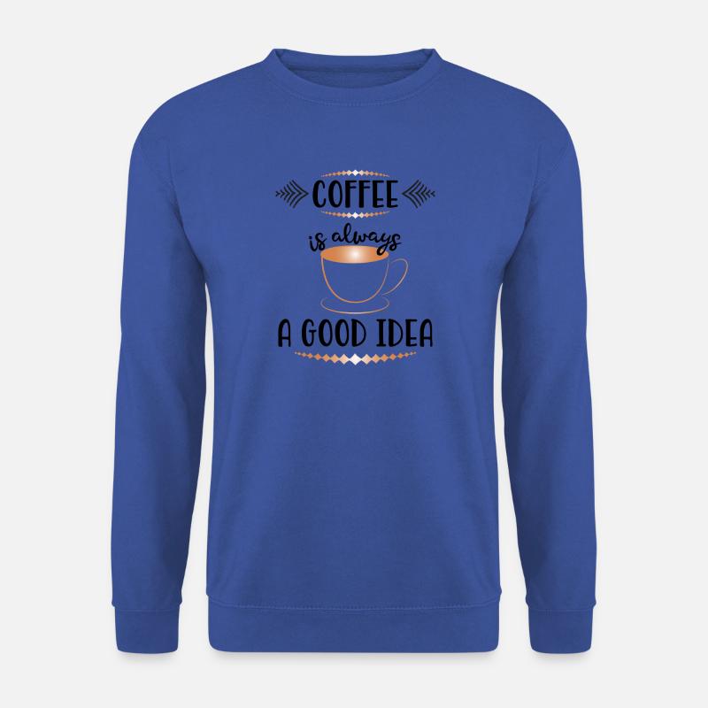 Kaffee - Unisex Pullover - Royalblau