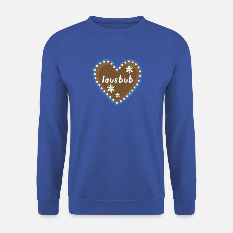 Gingerbread heart lausbub - Unisex Pullover - Royalblau
