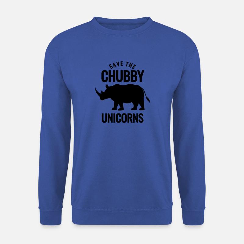Save the Chubby Unicorns - Unisex Sweatshirt - royal blue