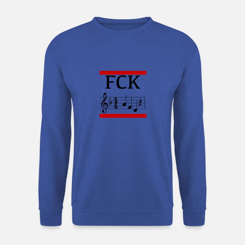 fck afd - Unisex Pullover - Royalblau