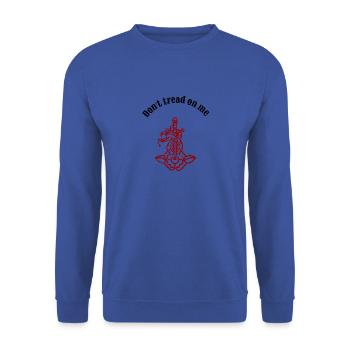 Epée ancestrale - Sweat-shirt Unisexe - bleu royal - Devant - Alina (178cm) & Michal (187cm)