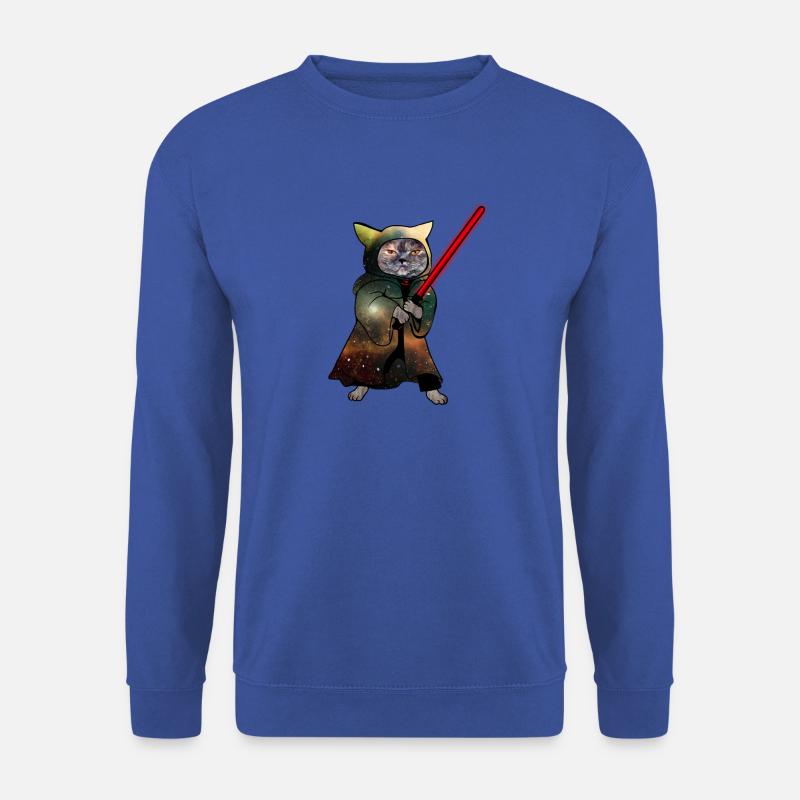 Cat Warrior | Lustiges Katzenshirt - Unisex Pullover - Royalblau