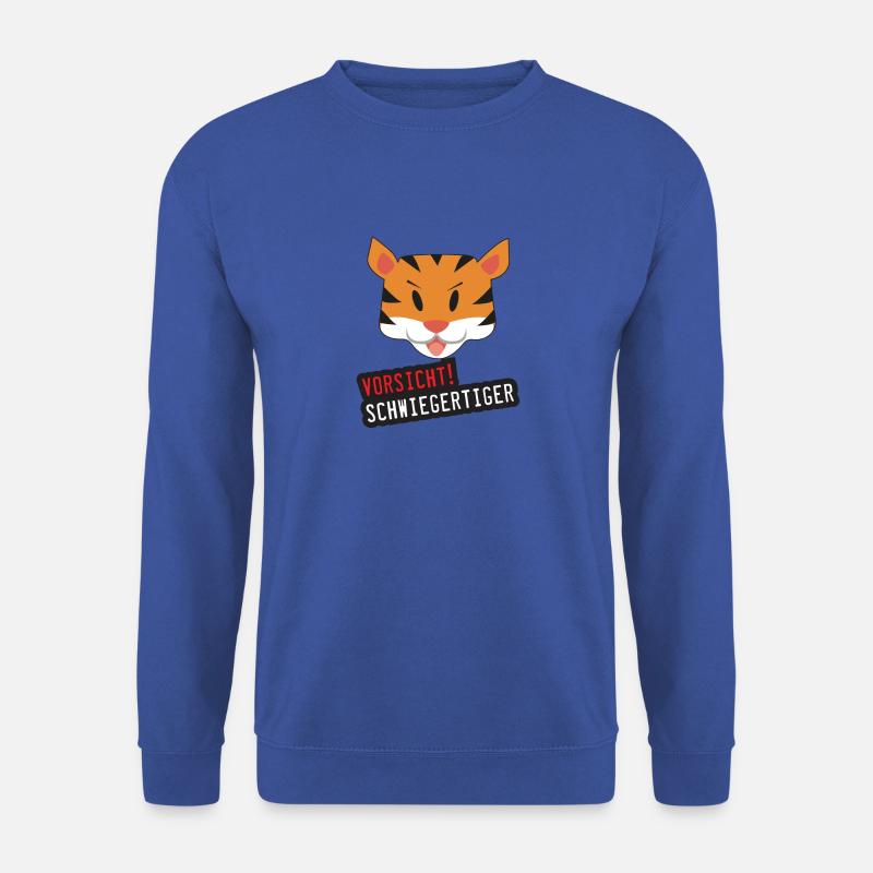 Vorsicht Schwiegertiger - Schwiegermutter Shirt - Unisex Pullover - Royalblau